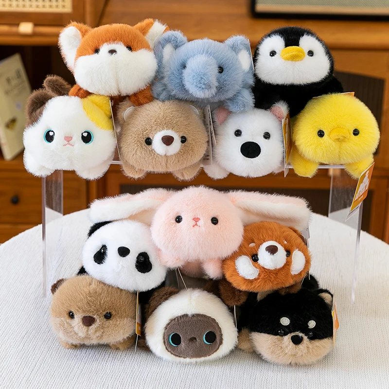Compact Exquisite Small Plush Toy with Soft Touch Lovely Desk Companion Animal Stuffed Doll for Supermarket Gift Supply
