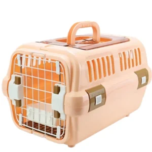 Consignment Box Quadrate Square Pet Carriers Portable Outdoor Cat Carrier High Quality PP Iron Material Travel