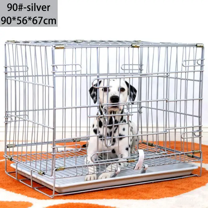 Convenience Foldable Pet Largewire Dog Cage Transportation Cage Indoor Pet Store Medium Breed Dog Training Cage