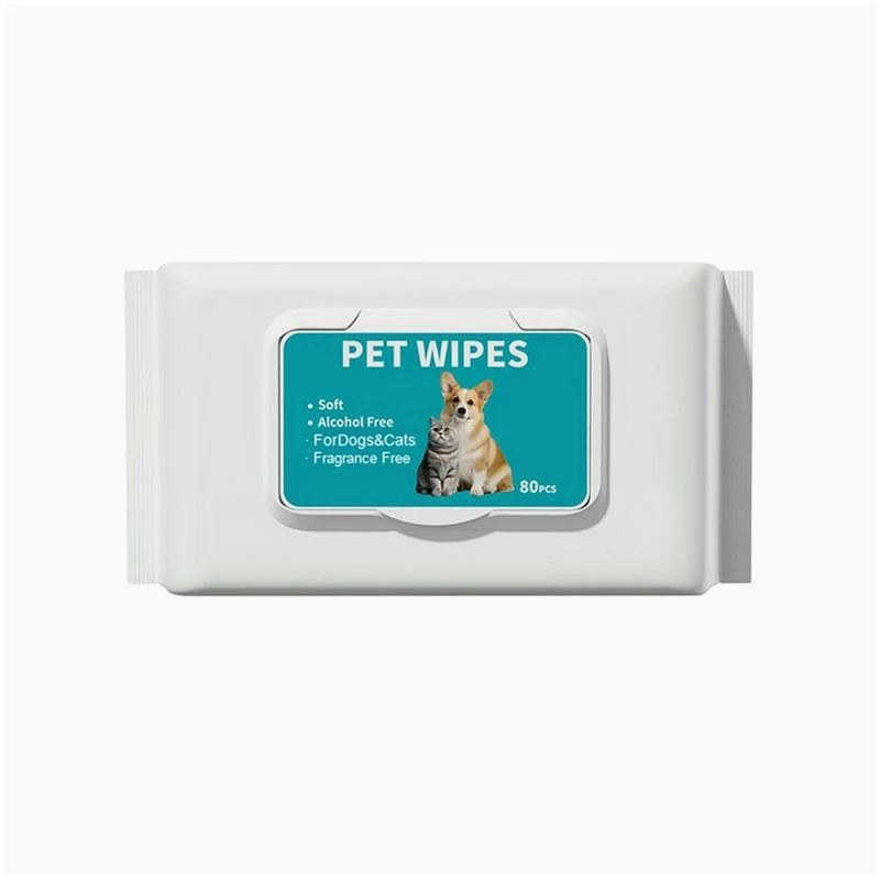 Convenient Disposable No Rinse Pet Wet Wipes for Cats and Dogs Easy Cleaning Supplies