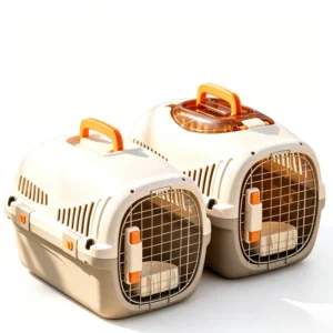 Cost effective PP Material Pet Airline Carrier Portable Breathable with Handle for Cats Dogs Travel and Car Use