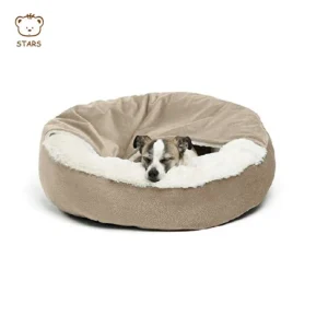 Cozy Dog Cushion Bed Comfortable Dog Pet Bed With Blanket