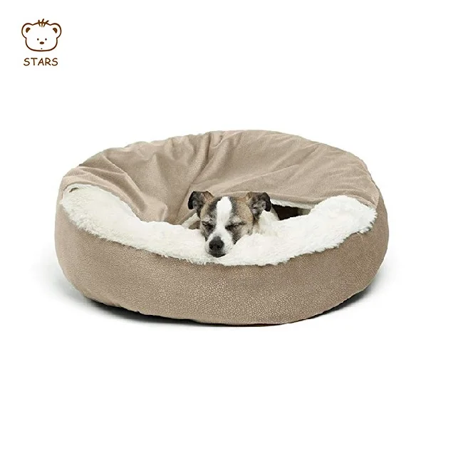 Cozy Dog Cushion Bed Comfortable Dog Pet Bed With Blanket