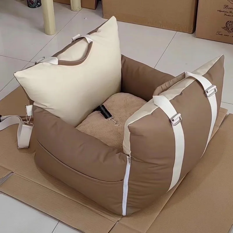 Cross Border Car Pet Bed for All Seasons Portable and Washable Car Seat Cat and Dog Pet Bed