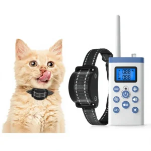 Cross Border Multi Functional Cat Stop Pet Training Supplies Remote Control Cat Training Device Rechargeable Bark Inhibitor