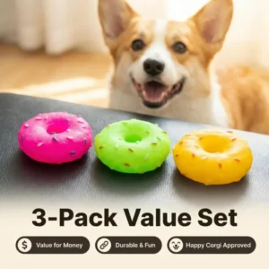 Cross Border TPR Dog Teething Bite Resistant Sound Toys for Small Medium Dogs Pet Training Factory Direct Sales