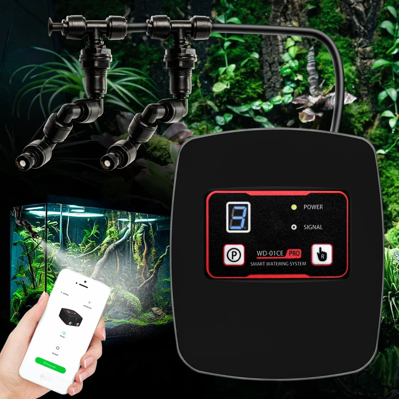 Cross Border WiFi Rainforest Humidification System for Pet Turtles Timing Spray Tank Intelligent Reptile Amphibian Supplies