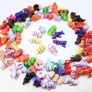 Cross border Mini Animal Figurines Cute 3D Printed Souvenirs Children’s Gifts Toy Models