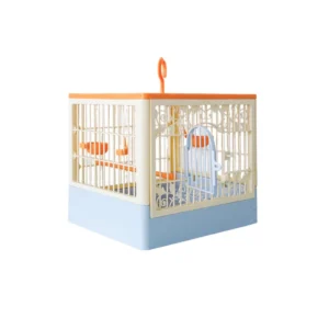 Cross border Pet Bird Cage Food grade Plastic Household Supplies Parrot Villa style Large space Anti escape Cage