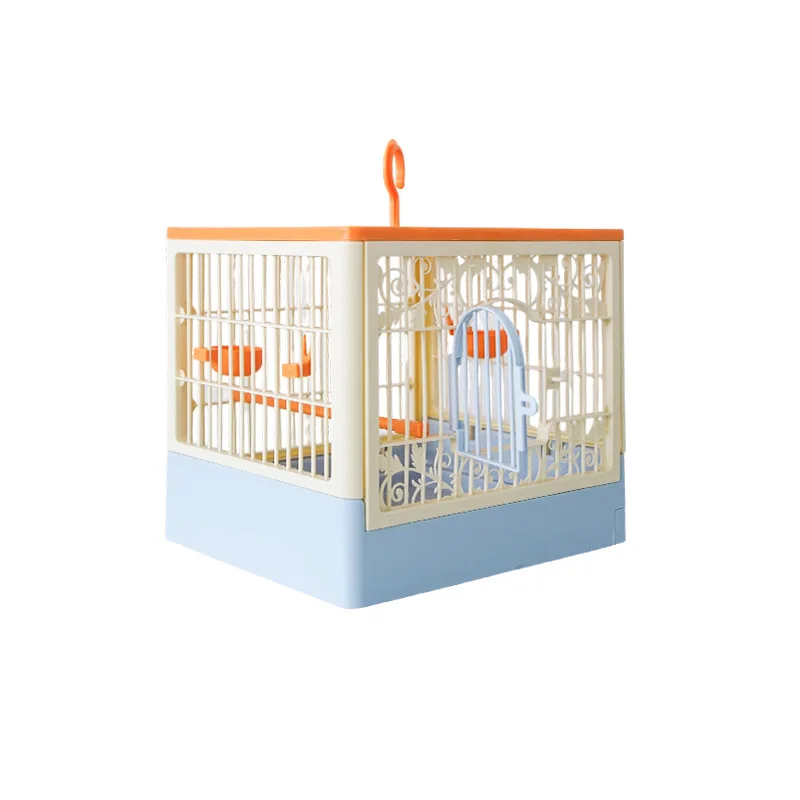 Cross border Pet Bird Cage Food grade Plastic Household Supplies Parrot Villa style Large space Anti escape Cage