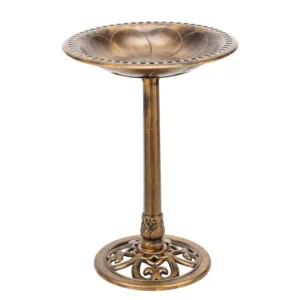 Cross border Ready to ship Plastic Garden Supplies Outdoor Solar powered Fountain Bird Baths