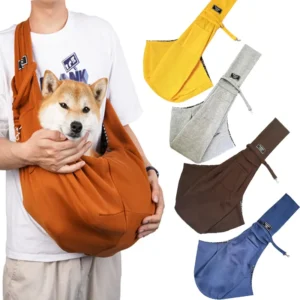 Crossbody Breathable Polyester Dog Cat Pet Carrier Folding Large Capacity Portable 7.5kg for Going Out