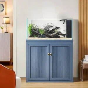 Crystal Five line Ultra white Glass Fish Tank Aquarium Golden Aquariums & Accessories Glass Pipe Filter for Coverless Fish Tank