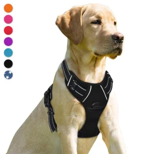 Custom Adjustable Comfortable Control Pet Harnesses Heavy Duty Vest Pet Chest Straps Reflective No Pull Dog Harness for Walking