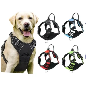 Custom Adjustable Comfortable Control Pet Harnesses Heavy Duty Vest Pet Chest Straps Reflective No Pull Dog Harness for Walking