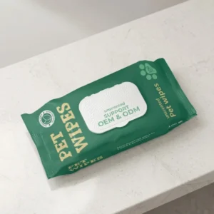Custom Biodegradable Eco Friendly Pet Cleaning Wipes for Dogs and Cats Wet Wipes Pet Grooming Wipes