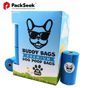 Custom Biodegradable Plastic Dog Poop Bags Compostable Scented Eco friendly Pet Waste