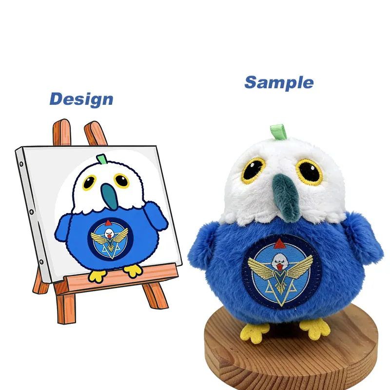 Custom Bird Plush Toy Holiday Gift Plush Toy Custom Stuffed Animals Plush Toys for Brand Events