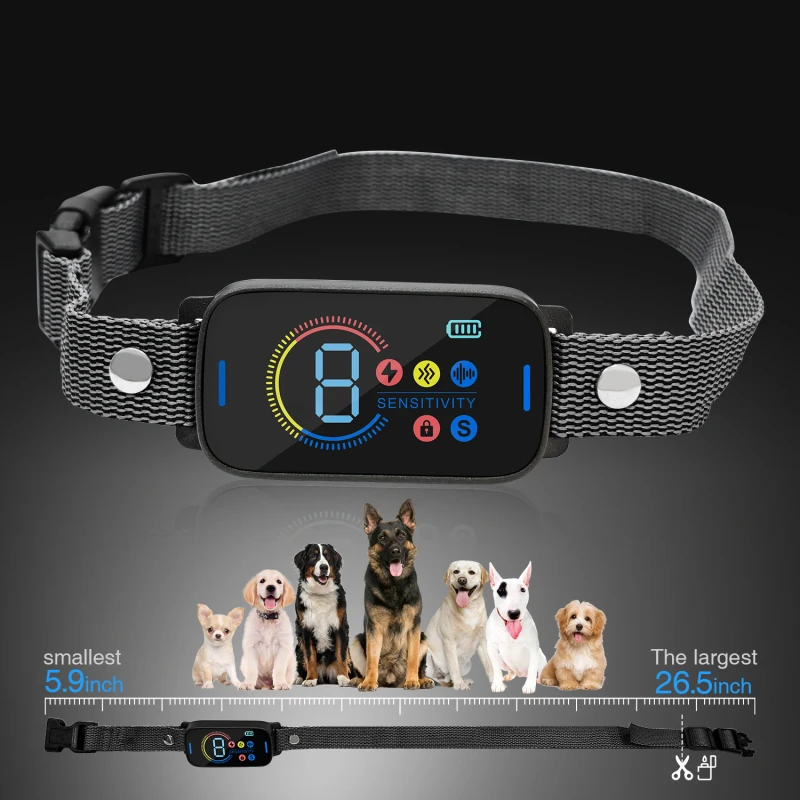 Custom Color Rechargeable Anti Bark Device Dog Training Tool to Deter Barking Bark Control Tool for Dogs