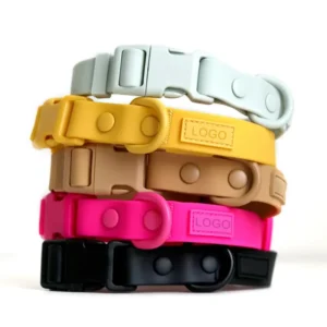 Custom Color Waterproof Soft Dog Collar PVC Premium Quality PVC Dog Collar and Leash Coated No Slip PVC Dog Collar