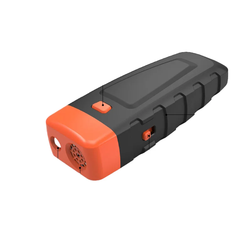 Custom Colors 1200mAh Rechargeable Outdoor Safe ABS Material Ultrasonic Bark Control Device Handheld Dog Deterrent Battery Life