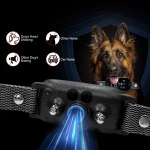 Custom Colors Rechargeable Bark Control Device for Dog Training Anti Barking Dogs Deterrent Digital Display Made Plastic