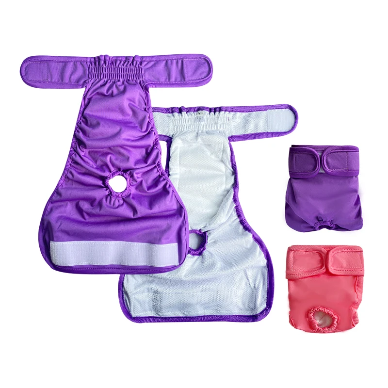 Custom Design Female Reusable Breathable Dogs Diapers Pet Physiological Pants for Pets Underwear Puppy Diaper