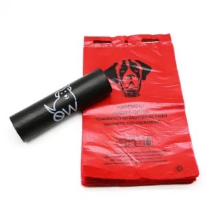 Custom Disposable Eco Friendly Leak Proof Portable Plastic Pet Dog Poop Bags Dog Waste Bag With Head Block