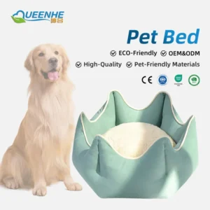 Custom Dog Beds Puppy Bed Round Cat Pet Bed for Puppy and Kitten With Slip-resistant Bottom