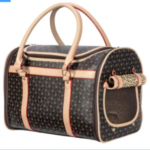 Custom Dog and Cat Travel Bag Fashionable Pet Backpack with Zipper Closure Breathable Handcarried Pet Carrier