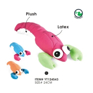 Custom Eco Friendly Animal Shapes Latex Plush Squeak Rope Interactive Toy Dog Chew Pet Toys