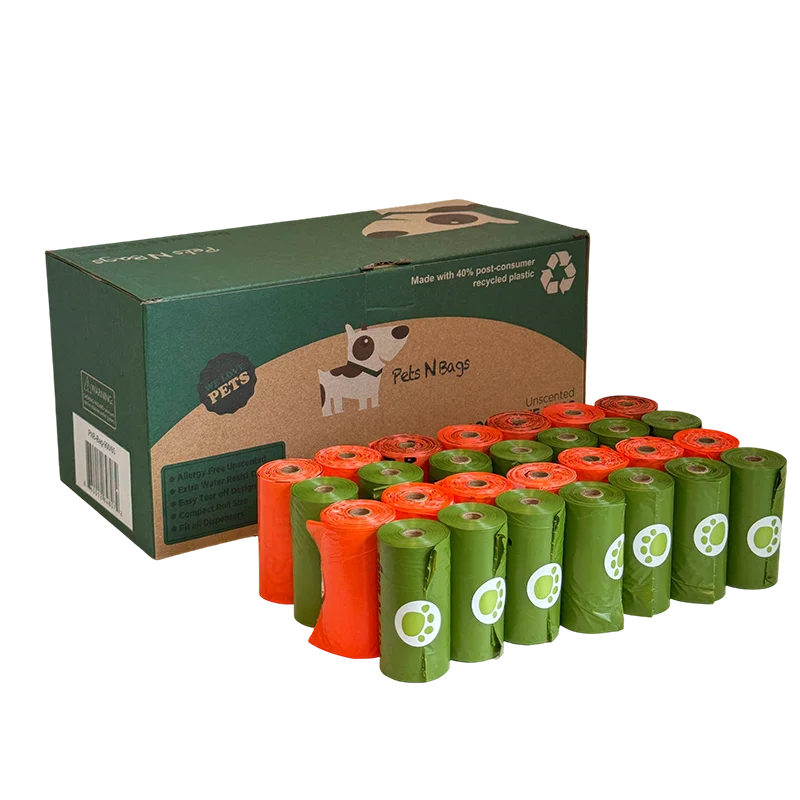 Custom Eco Friendly Biodegradable Plastic Dog Poop Bag Dispenser for Small Animals Convenient Pet Waste Disposal