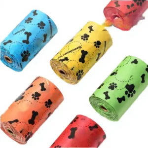 Custom Eco Friendly Compostable Biodegradable Dog Poop Pooch Potty Pouch Plastic Pooper Clean up Bag for Pet Waste Disposal