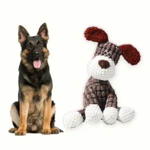 Custom Eco Friendly Dog Toys Durable Donkey Shape Chew Squeaky Stuffed Animal Squeak Plush for Cats and Dogs