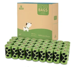 Custom Extra Thick Strong Leak Proof Biodegradable Dog Poop Disposable Bags Dispenser EPI+HDPE Material Pet Waste Disposal