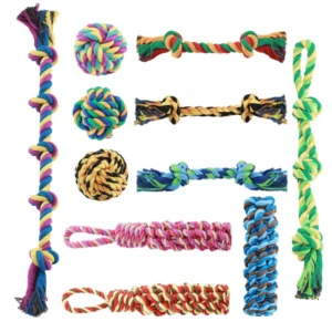 Custom Factory New Dog Product Durable Teeth Cleaning Dog Chew Cotton Rope Toy
