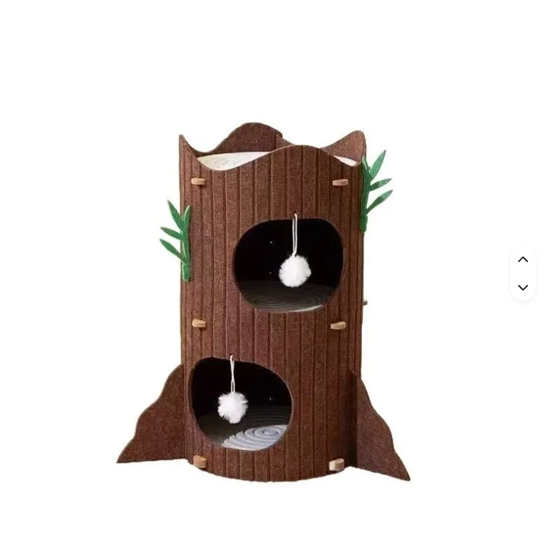 Custom Felt Cat Cave Cat Tunnel Multi Layer Felt Cat Bed Cat Tree Hole Cat Scratch House Cat Climbing Frame