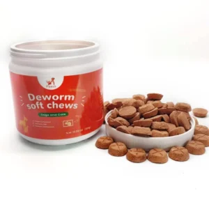 Custom Flavor Dog Deworming Soft Chews Pet Supplements Vitamins for Adult Pet Nutritional Supplements