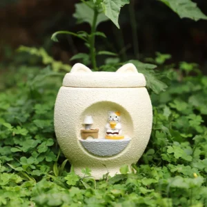 Custom Label Resin Cat and Dog Cremation Eternal Dwelling Pet Urns Commemorative Supplies for Pet Funeral Supplies
