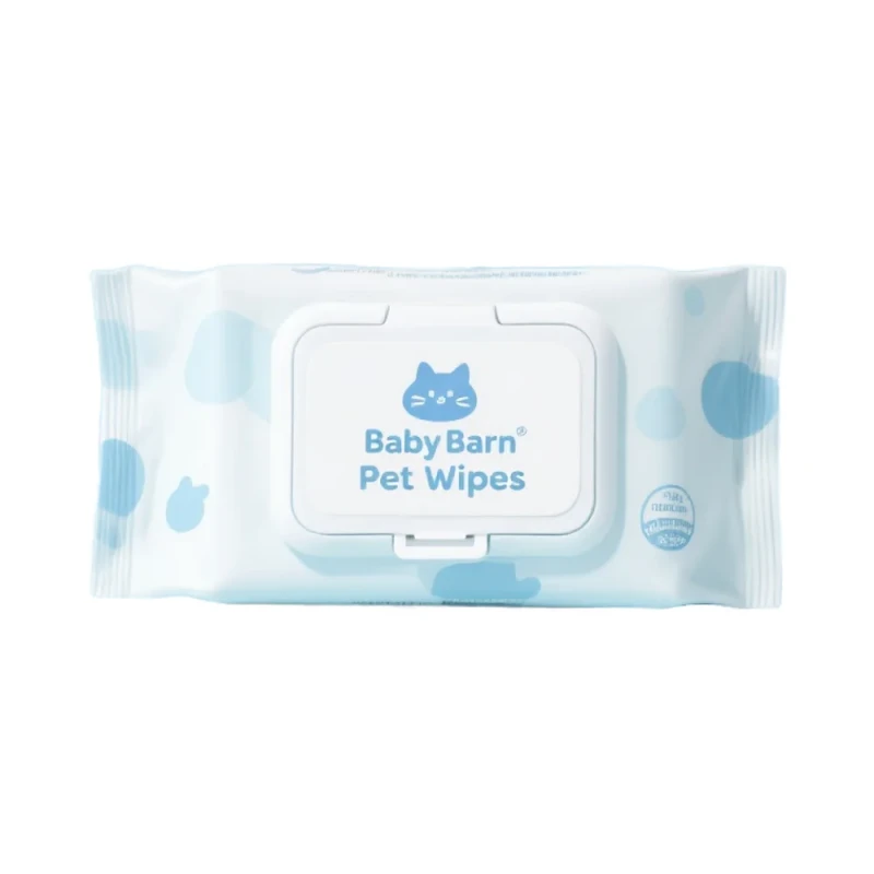 Custom Logo Disposable Pet Grooming Wipes White Hypoallergenic Pet Cleaning Wet Wipes for Dogs and Cats
