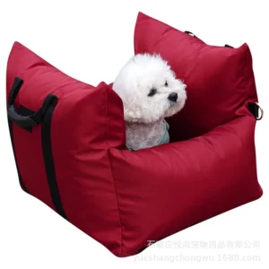 Custom Logo Dog Car Seat Bed and Travel Pet Carrier Bag