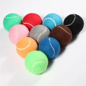 Custom Logo Dog Tennis Toy Balls Bite Resistant Rubber Pet Supplies for Puppy Teddy Training