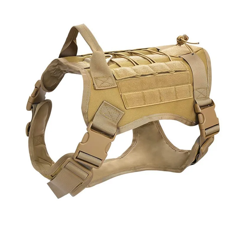 Custom Logo Heavy Duty Padded Interior Working Dog Harness with Control Handle