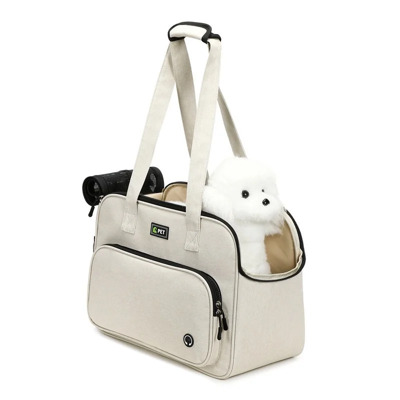 Custom Logo Oxford Material Handheld Portable Pet Carrier for Small Dogs and Cats Large Capacity Outdoor Use Model C11