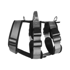 Custom Logo Polyester Dog Harness with Anti Escape Design Adjustable Handle Easy Control Soft Breathable Three Piece for Dogs
