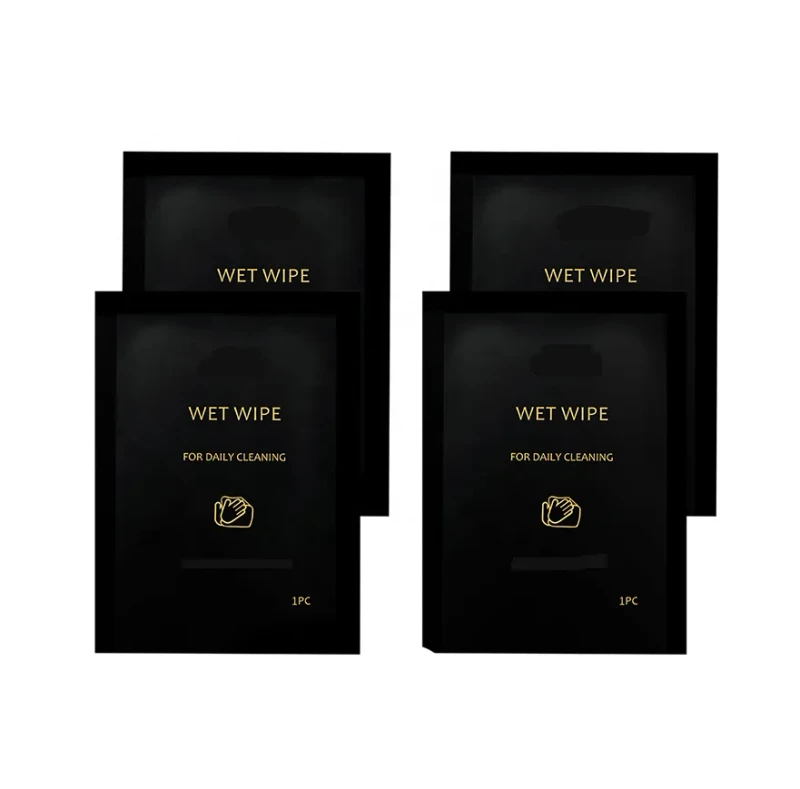 Custom Logo Refreshing Restaurant Wet Wipes Non Woven Individual Hand Cleansing Tissues Travel Single Pack Wet Wipes