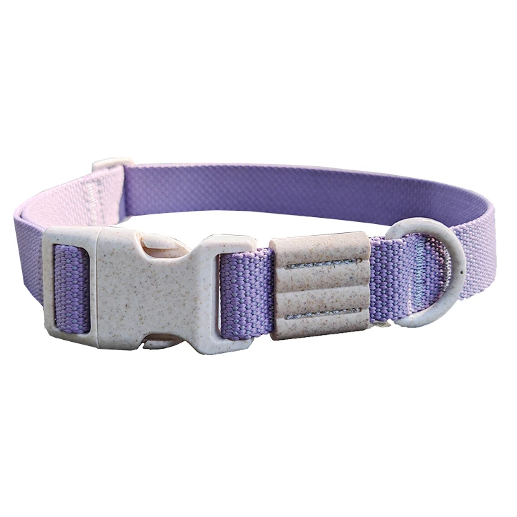 Custom Luxury Dog Collar High Quality Solid Polyester Fabric Lightweight Durable Comfortable Ribbons for All Breeds