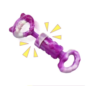 Custom Luxury Extend Retract Dog Chew Toys Rubber Nylon Pet Squeak Toy Bite Resistant Pet Dog Toy