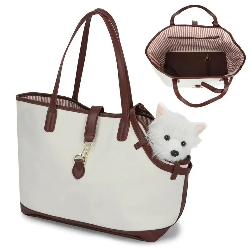 Custom Multi function Pet Carrier Tote Bag Breathable Pet Travel Handbag Waterproof Comfortable Pet Shoulder Bag for Outdoor