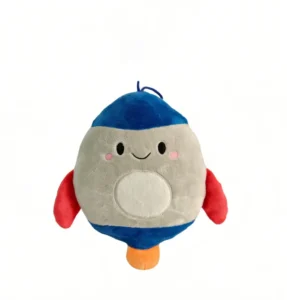 Custom New Design Aliens Series Funny Soft Stuffed Crinkle Plush Pet Squeak Toy Squeaky Dog Toy Set